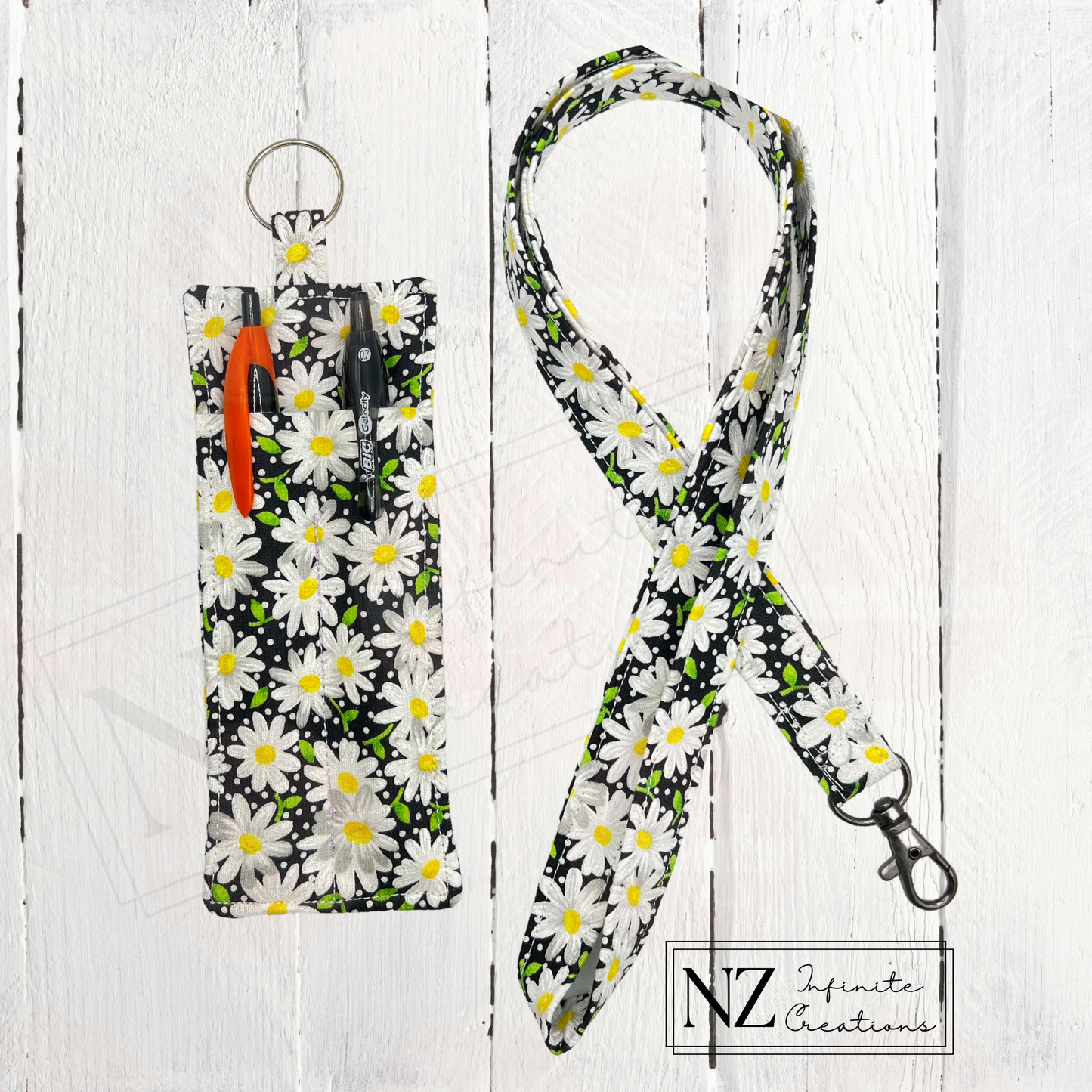 Handmade Lanyard Pen Holder – Holds Two Pens – Perfect for Professionals & Students
