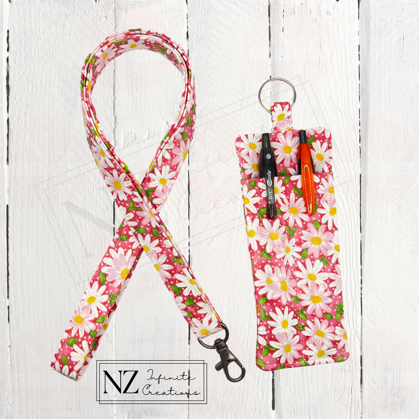 Handmade Lanyard Pen Holder – Holds Two Pens – Perfect for Professionals & Students