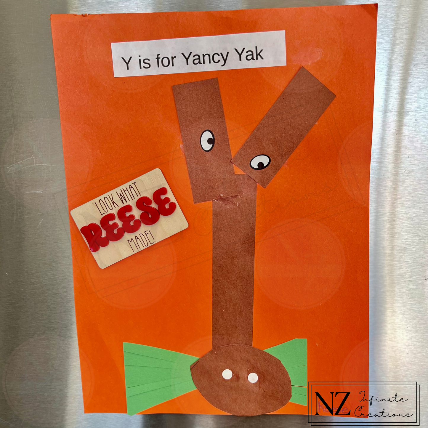 Personalized "Look What I Made" Magnet - Display your child's artwork on your fridge
