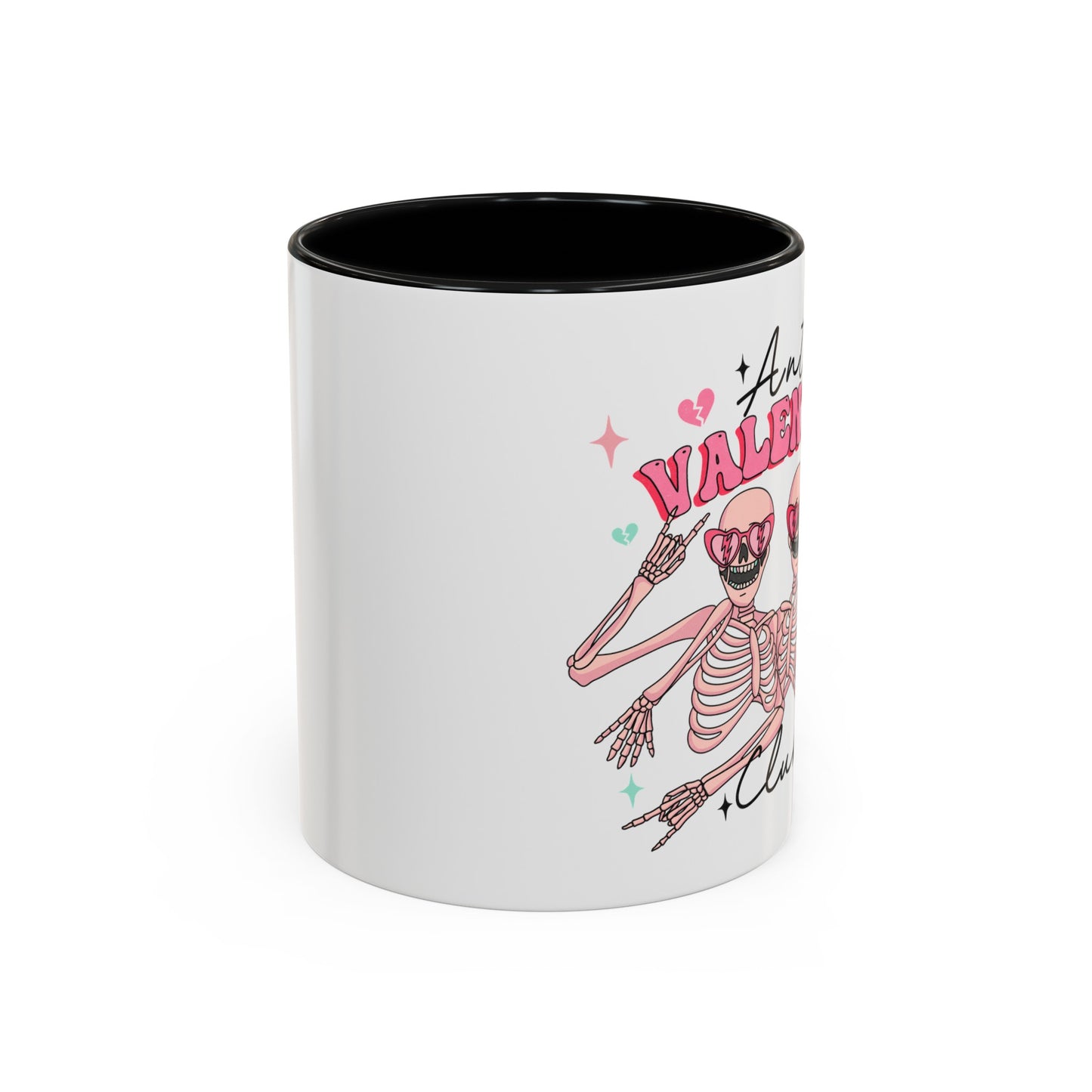 Anti-Valentine's Day Coffee Mug 11oz - Two-toned