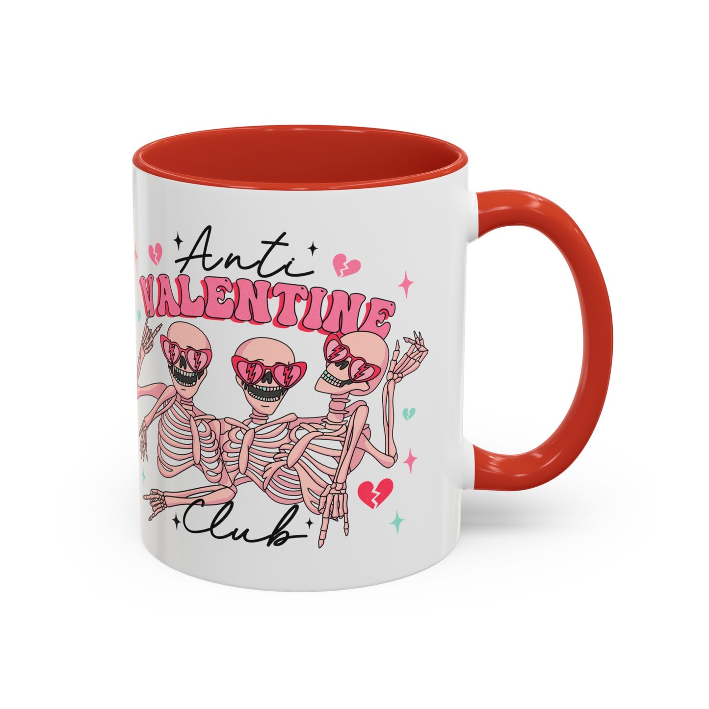 Anti-Valentine's Day Coffee Mug 11oz - Two-toned