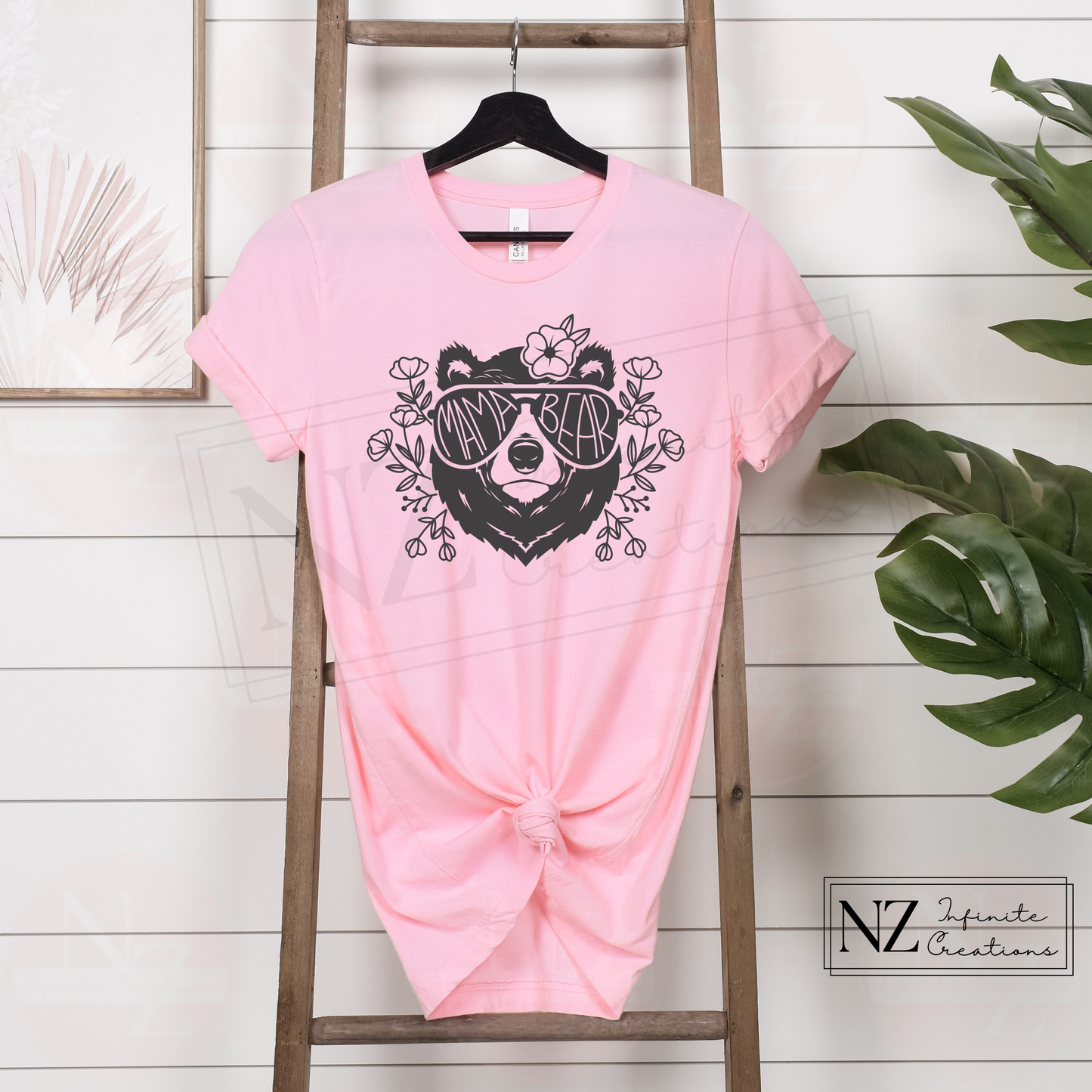 Mama Bear with Sunglasses - Graphic Tee