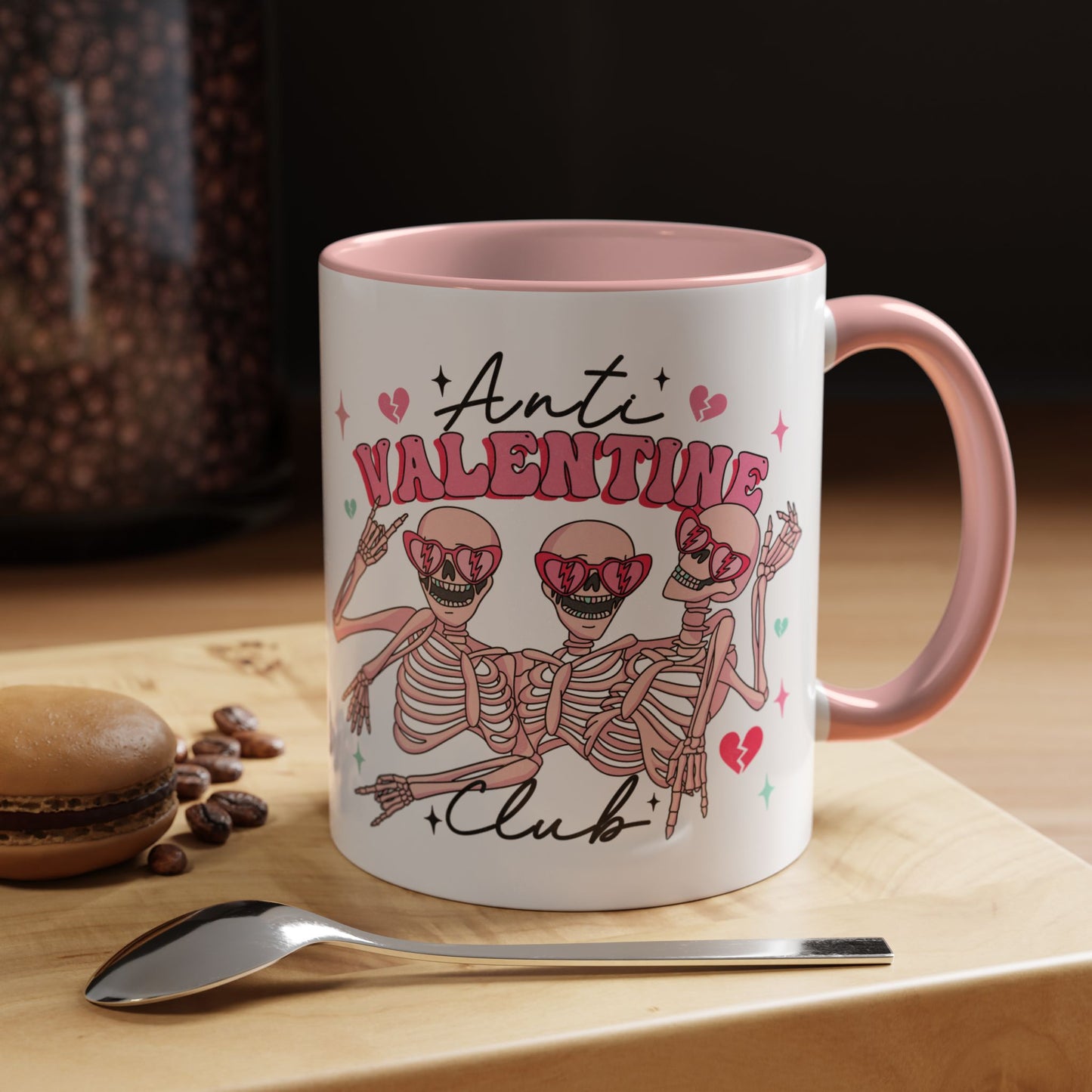 Anti-Valentine's Day Coffee Mug 11oz - Two-toned