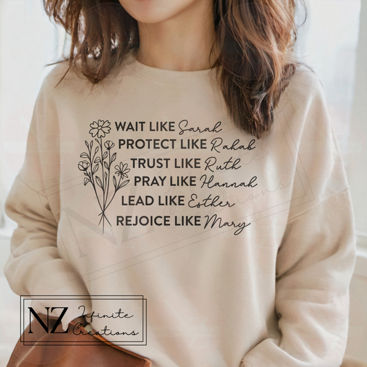 Women of the Bible Crewneck Sweatshirt