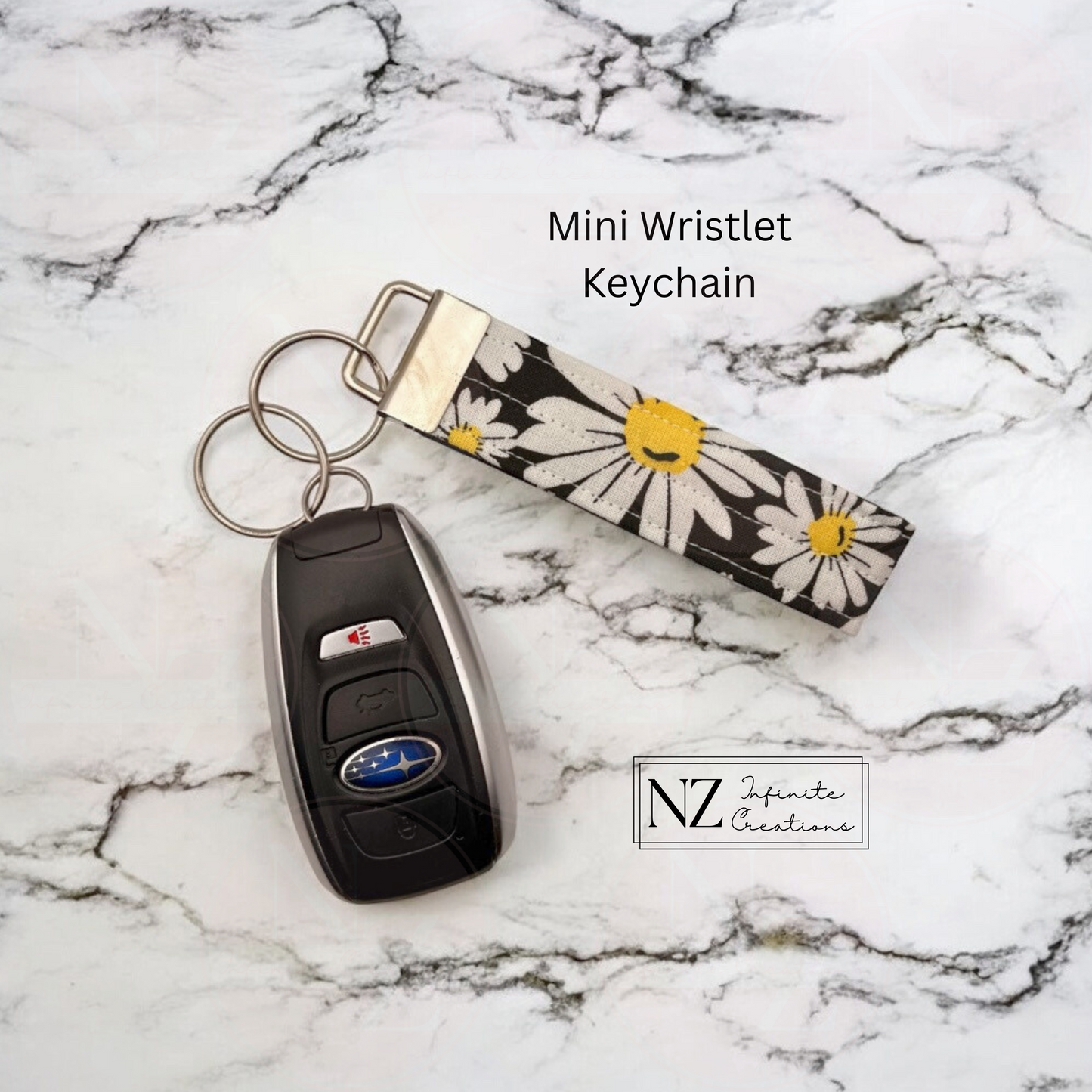 Butterfly Kisses – Handmade Wristlet Keychain & Mini Wristlet Keychain