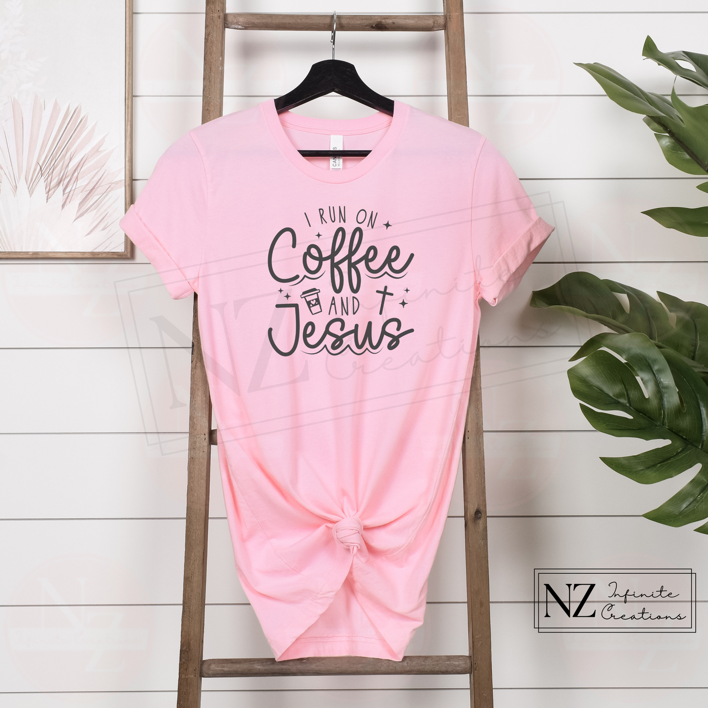 I Run on Coffee and Jesus - Graphic Tee