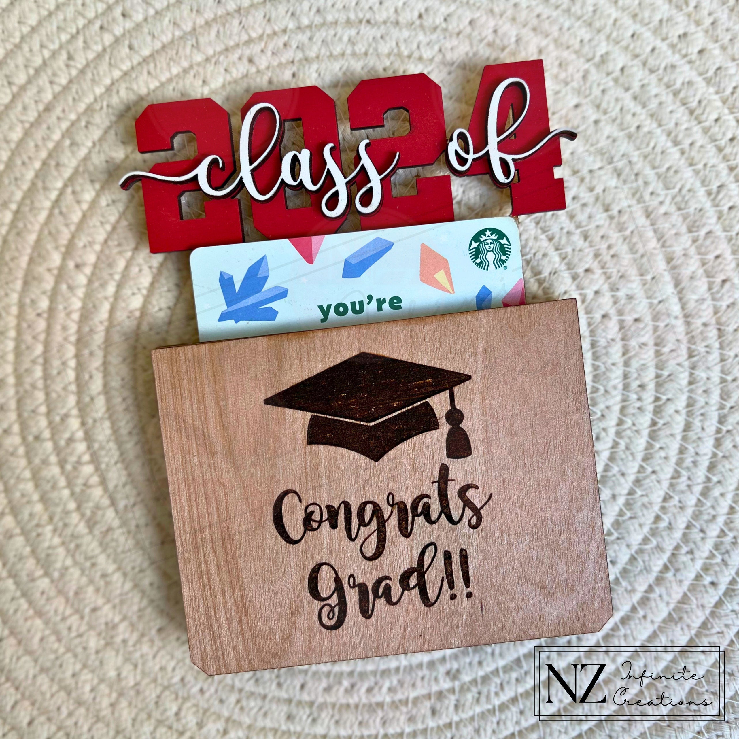 Class of [Year] Graduation Gift Card Holder – Congrats Grad Keepsake f ...
